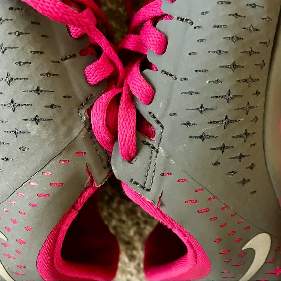 Nike free 4.0 v2 smoking gray grey pink running sneakers - Picture 7 of 8